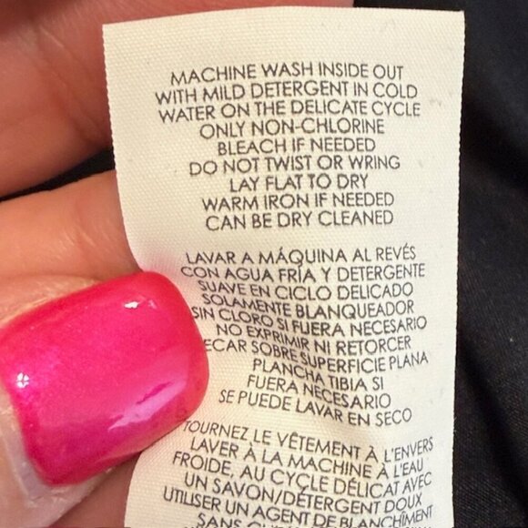 CAbi Womens 6 Keen Kick Flare Crop Pants Navy Blue Ponte Knit Button Ankle - Picture 7 of 12